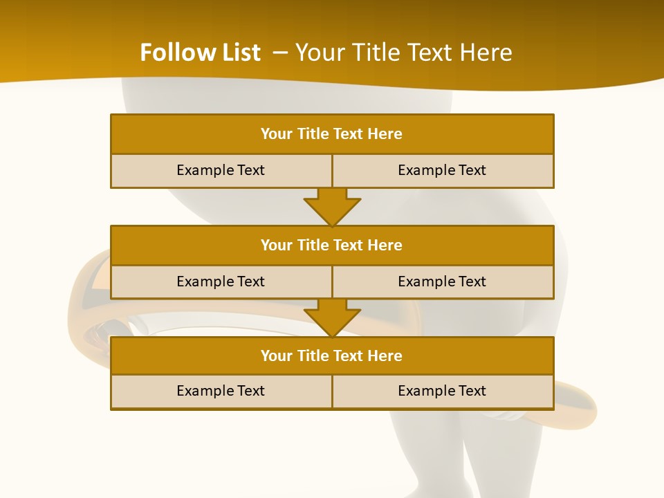 Woman Optical Business PowerPoint Template