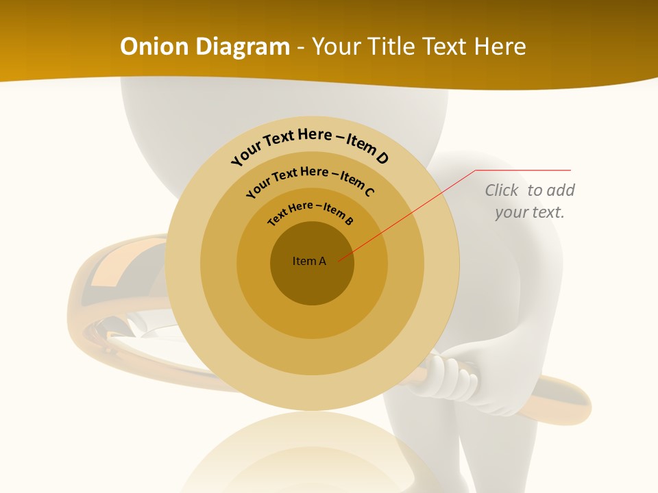 Woman Optical Business PowerPoint Template