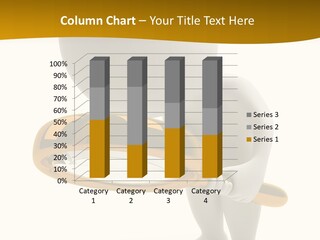 Woman Optical Business PowerPoint Template