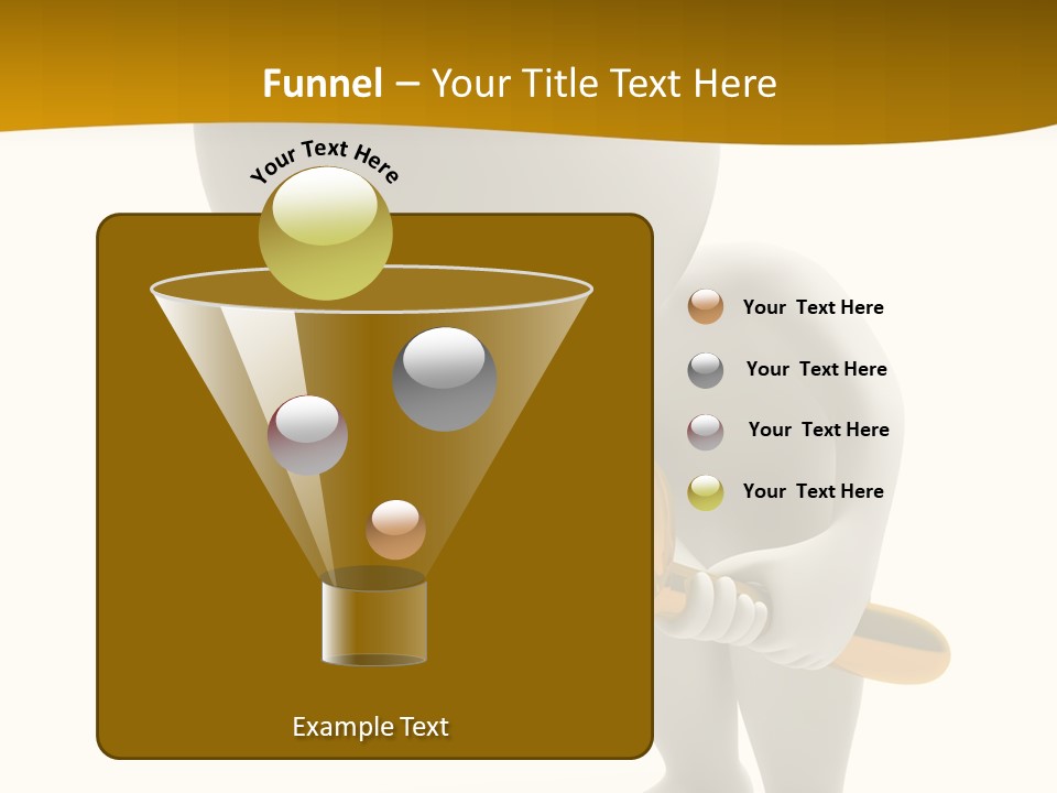 Woman Optical Business PowerPoint Template