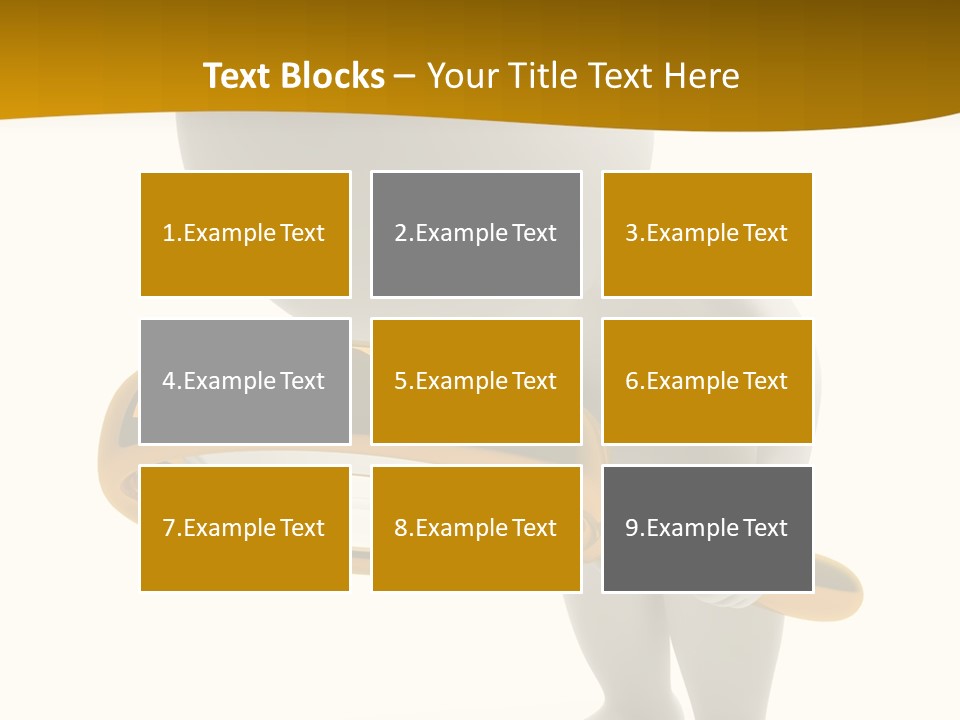 Woman Optical Business PowerPoint Template