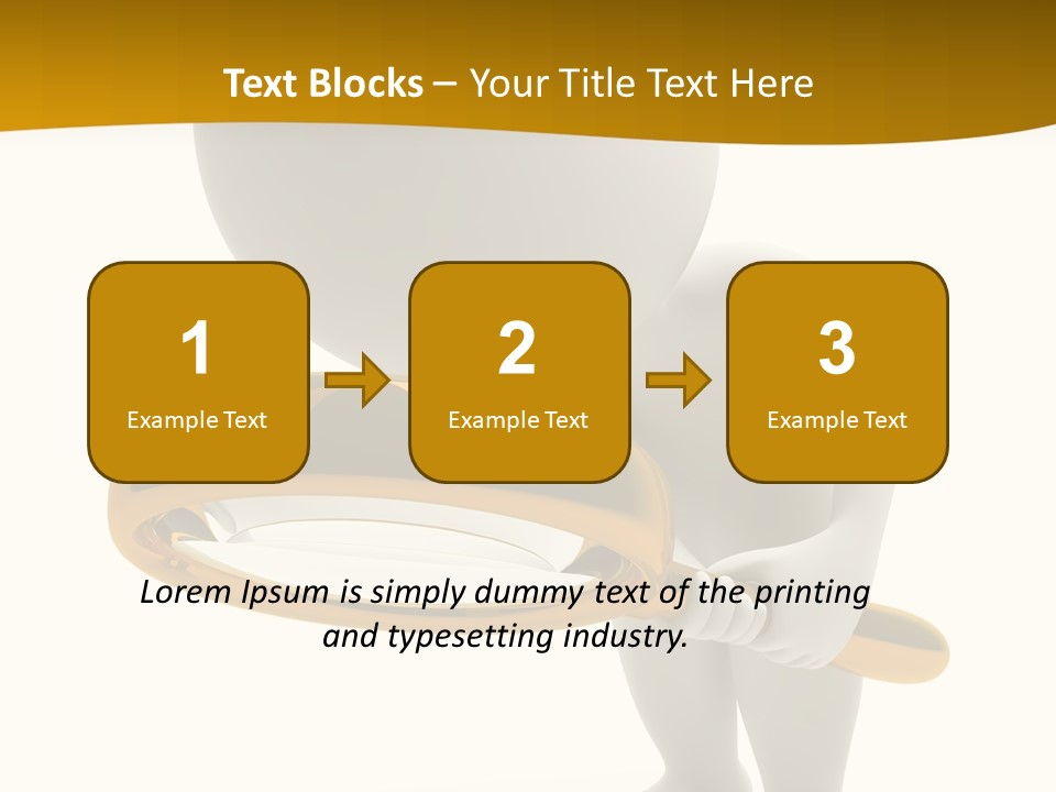 Woman Optical Business PowerPoint Template