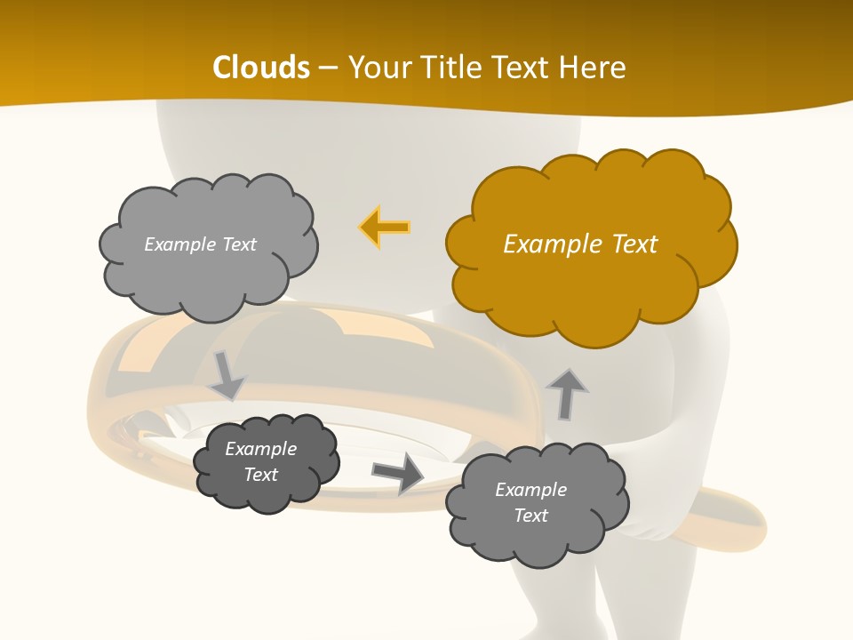 Woman Optical Business PowerPoint Template