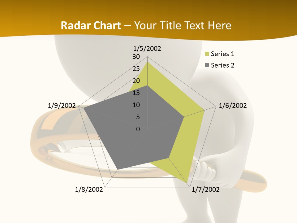 Woman Optical Business PowerPoint Template