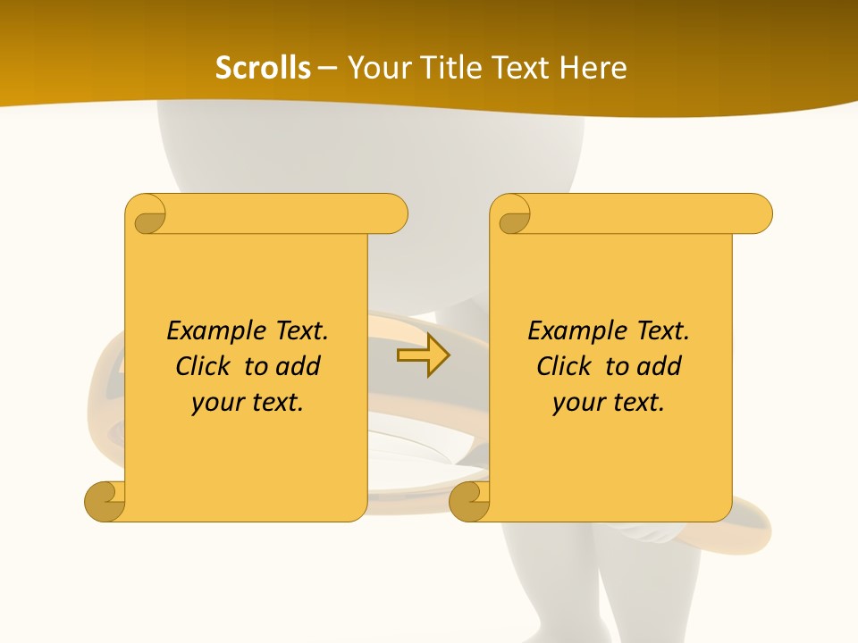 Woman Optical Business PowerPoint Template
