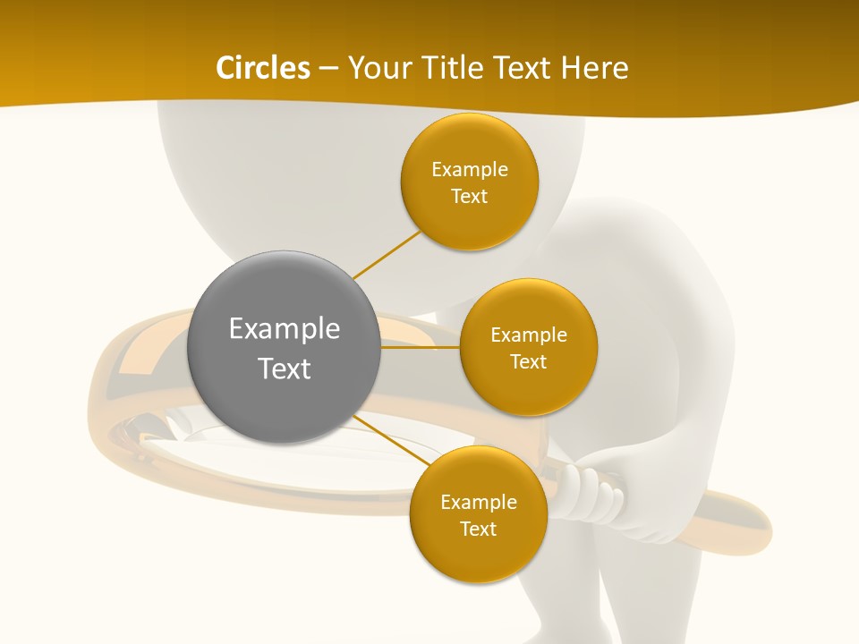 Woman Optical Business PowerPoint Template