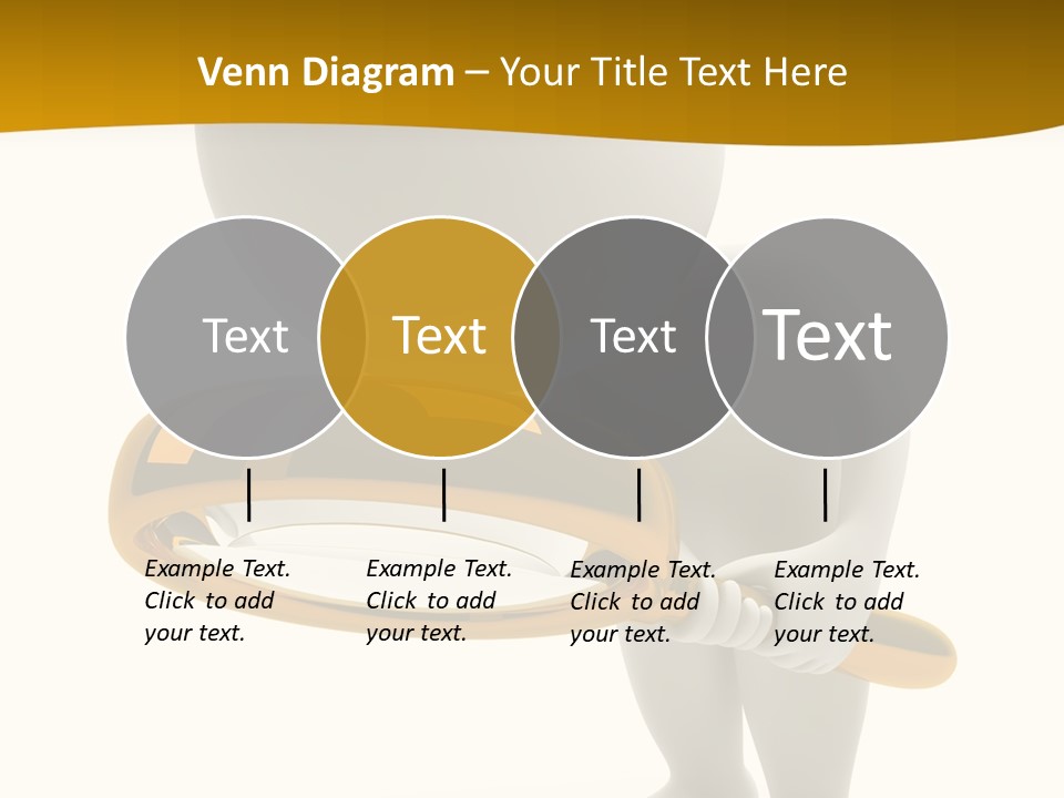 Woman Optical Business PowerPoint Template