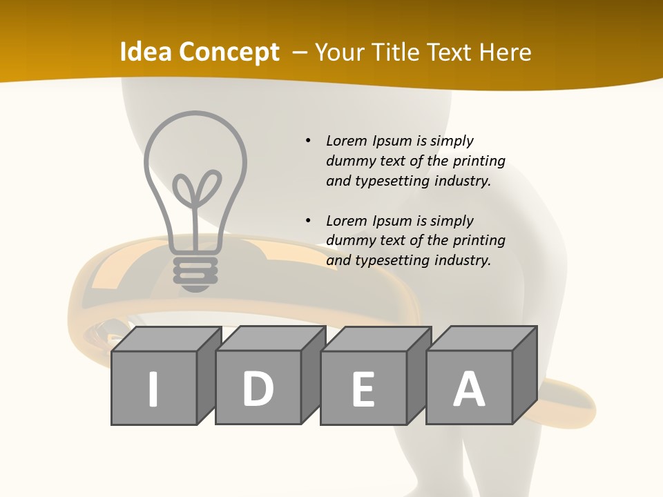 Woman Optical Business PowerPoint Template