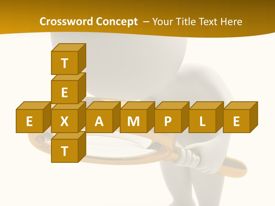 Woman Optical Business PowerPoint Template