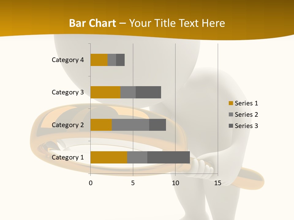 Woman Optical Business PowerPoint Template