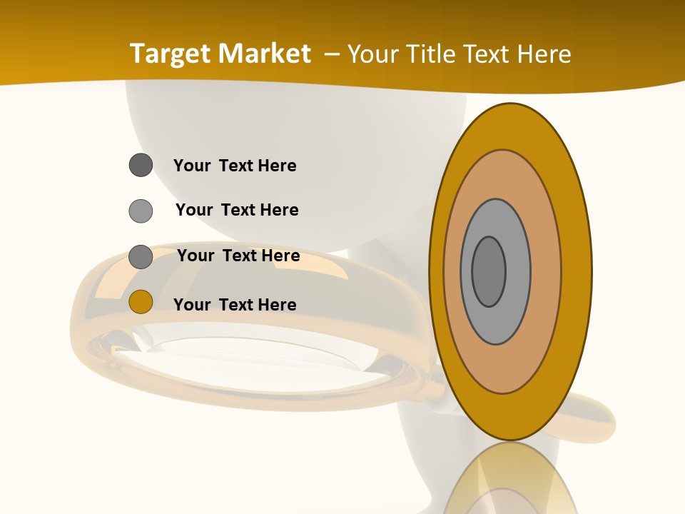 Woman Optical Business PowerPoint Template