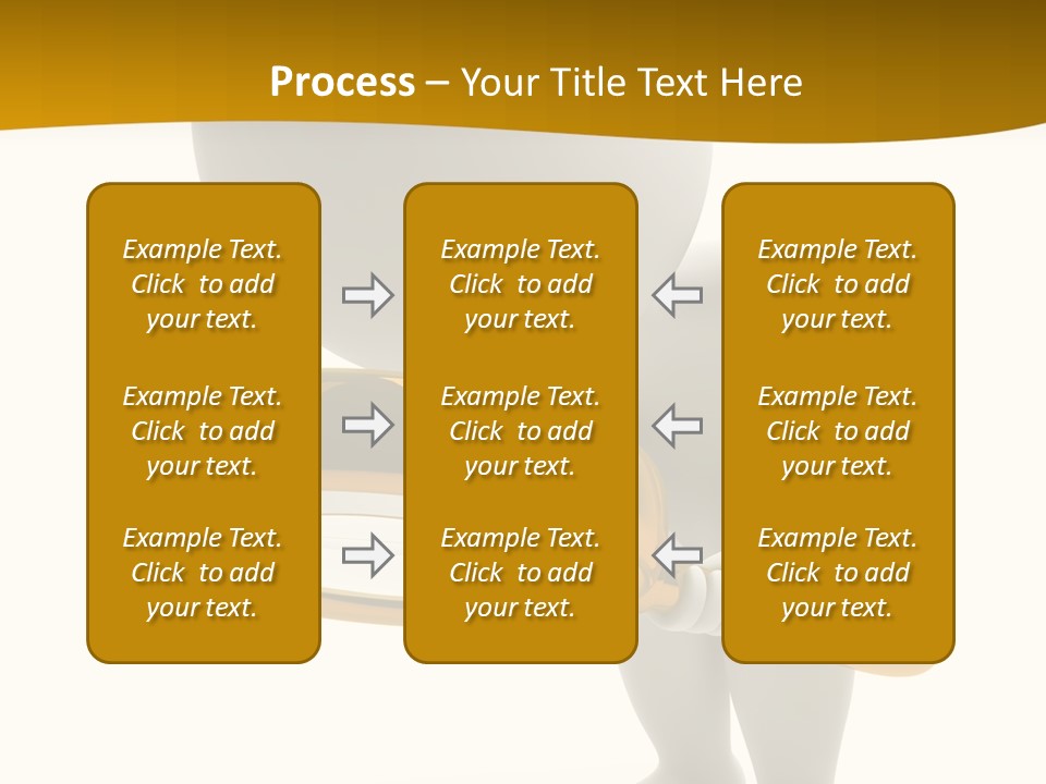 Woman Optical Business PowerPoint Template