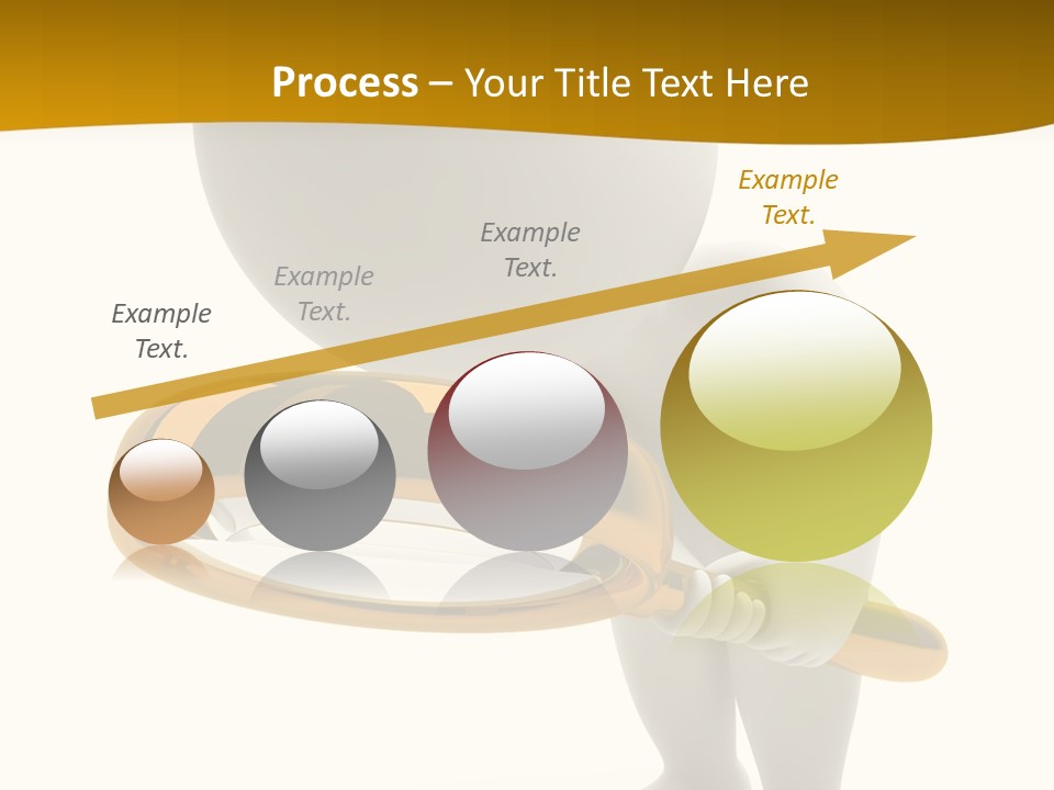 Woman Optical Business PowerPoint Template