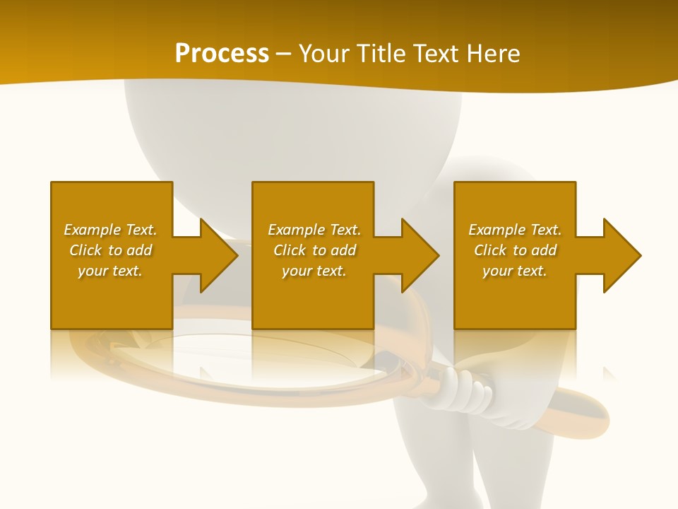 Woman Optical Business PowerPoint Template