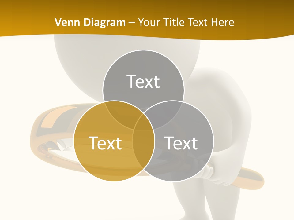 Woman Optical Business PowerPoint Template