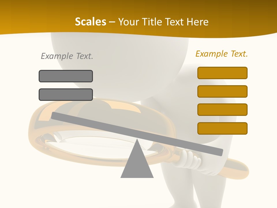 Woman Optical Business PowerPoint Template