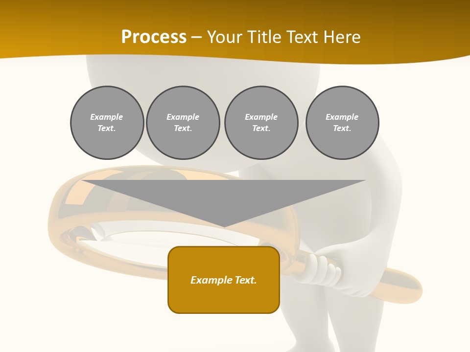 Woman Optical Business PowerPoint Template