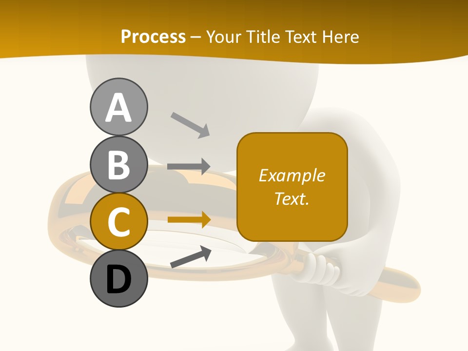 Woman Optical Business PowerPoint Template
