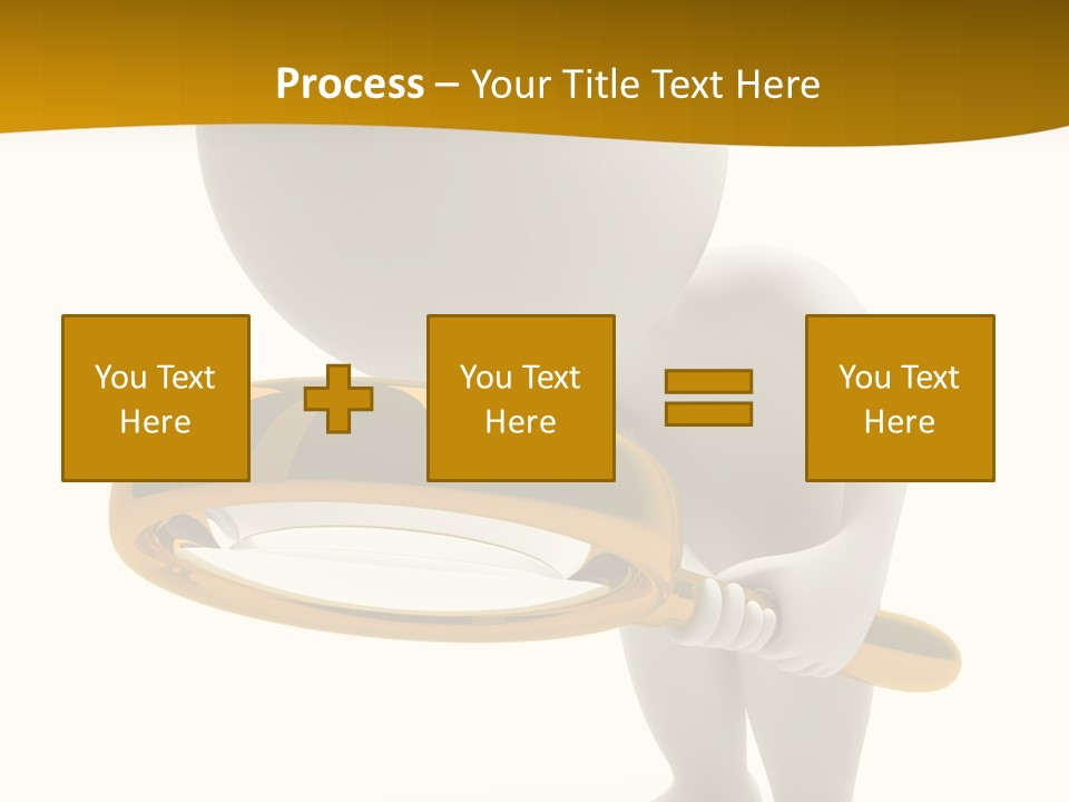 Woman Optical Business PowerPoint Template