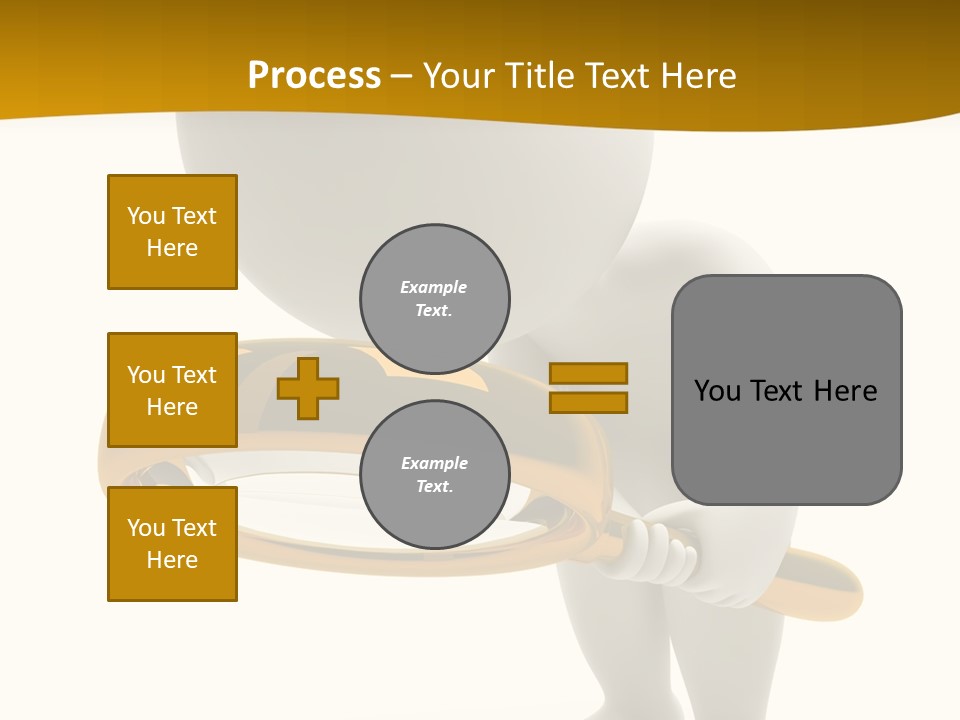 Woman Optical Business PowerPoint Template
