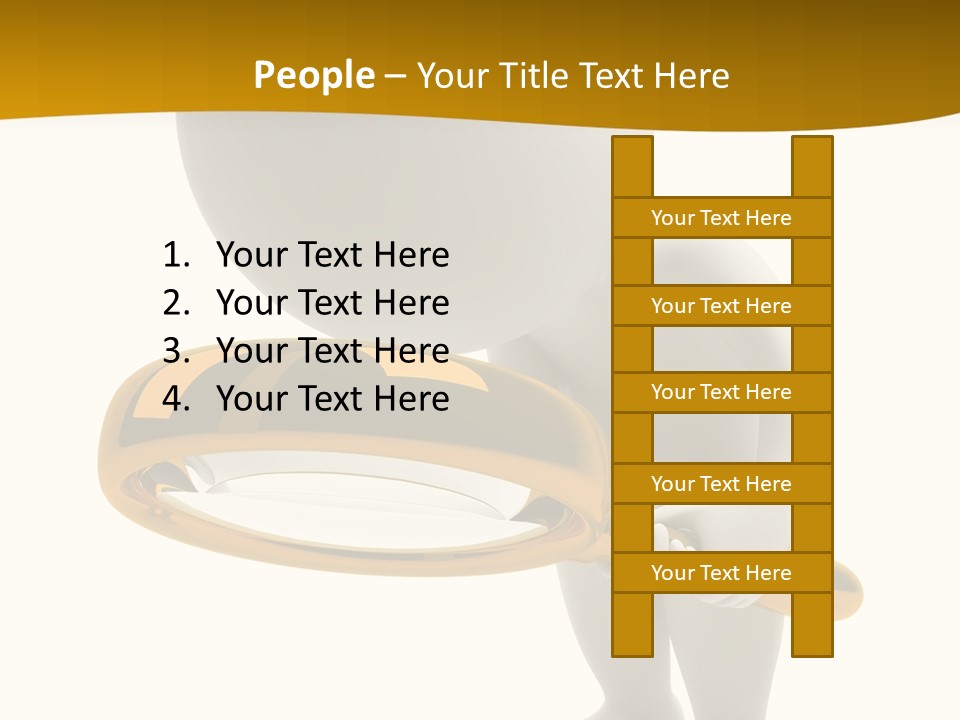 Woman Optical Business PowerPoint Template