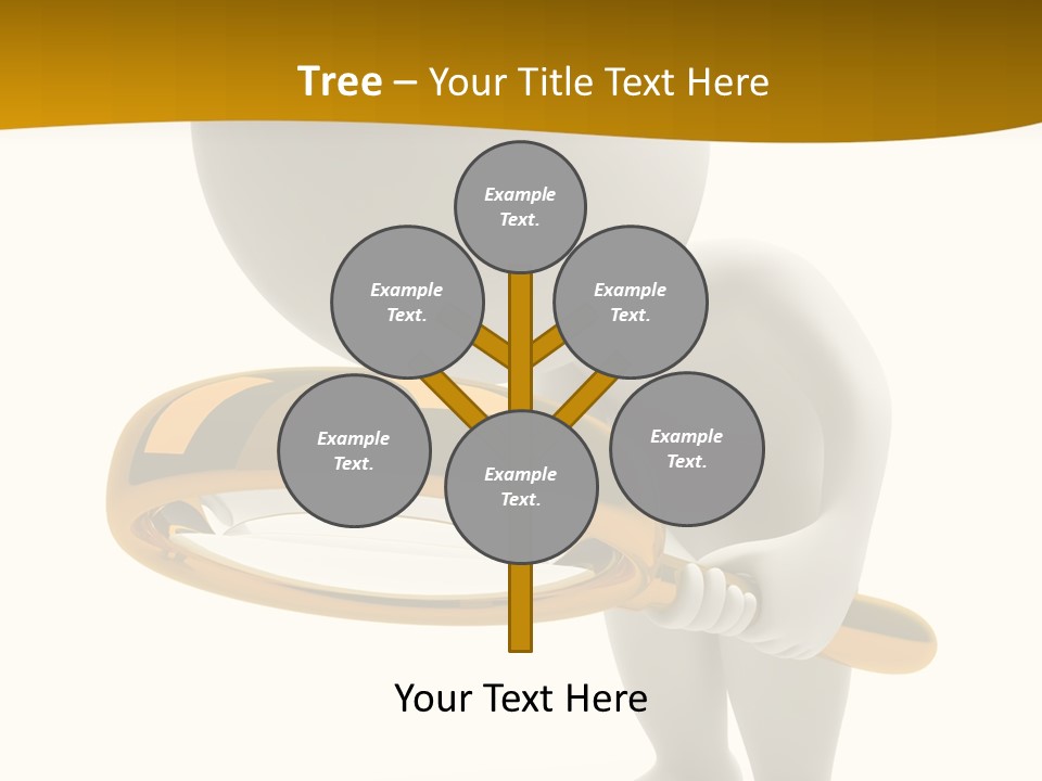 Woman Optical Business PowerPoint Template