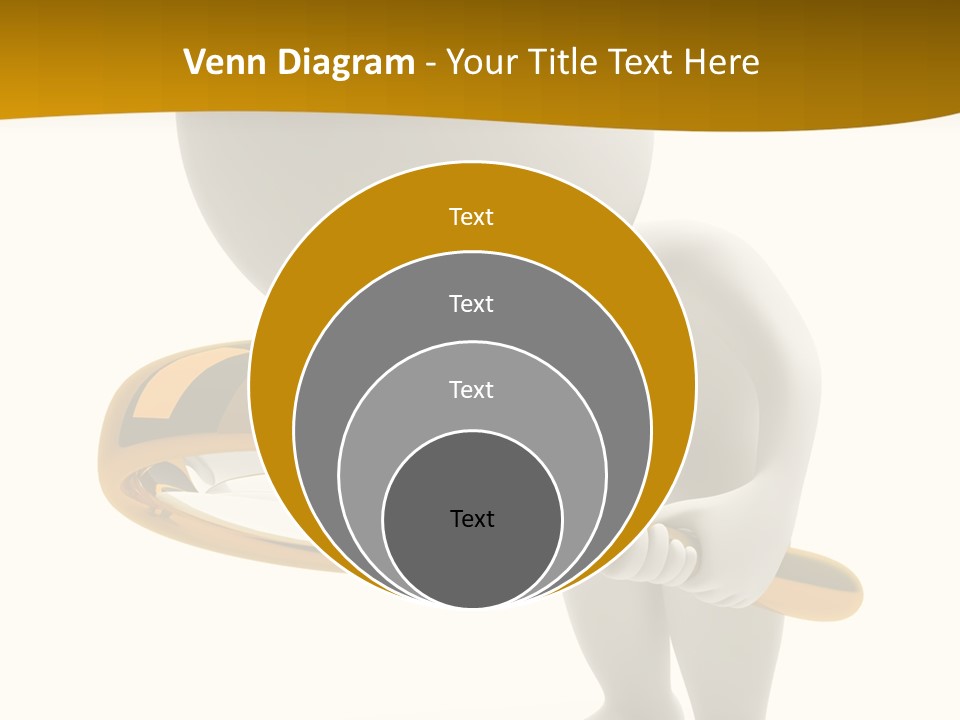 Woman Optical Business PowerPoint Template