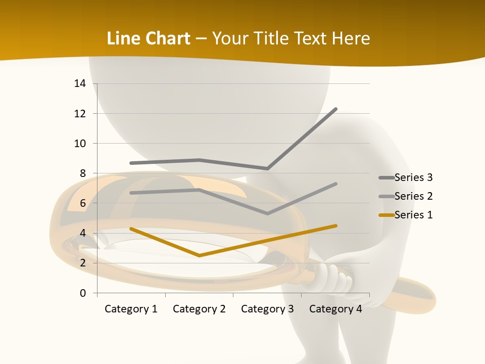 Woman Optical Business PowerPoint Template
