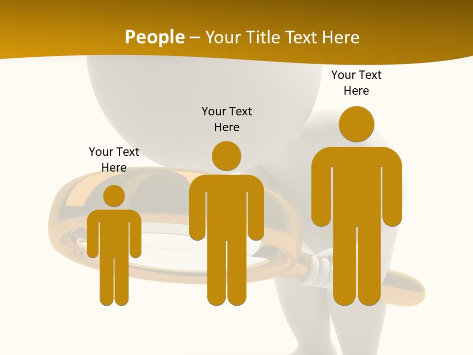 Woman Optical Business PowerPoint Template