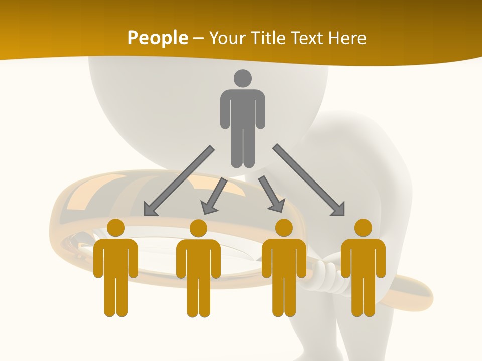 Woman Optical Business PowerPoint Template