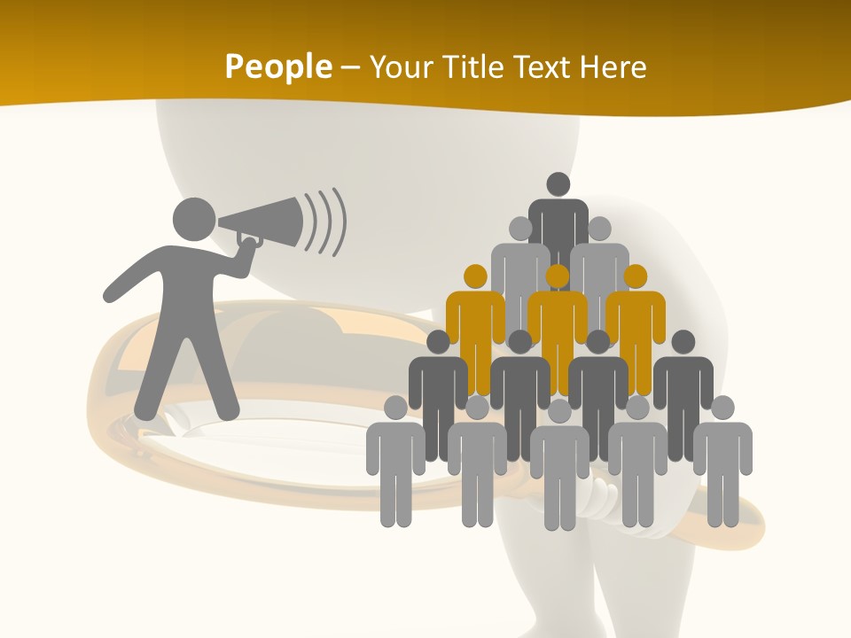 Woman Optical Business PowerPoint Template