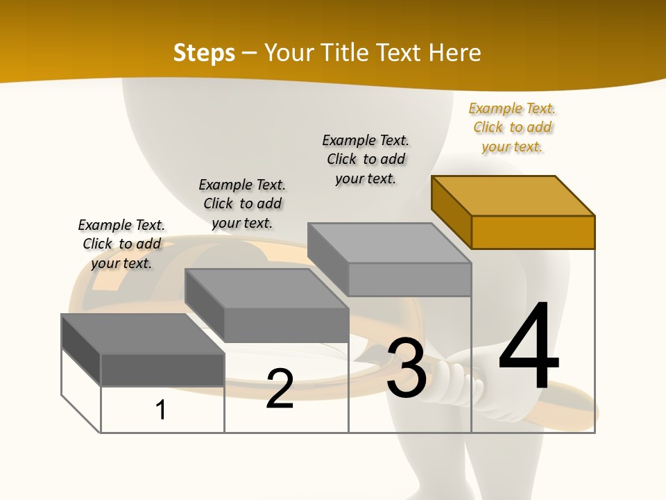 Woman Optical Business PowerPoint Template