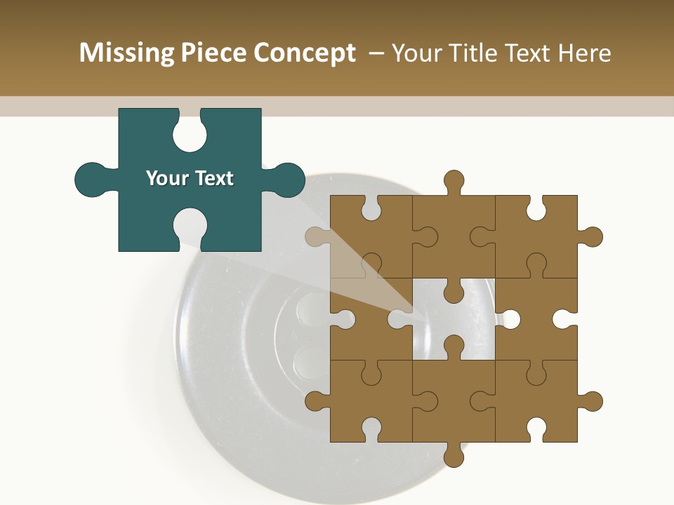 Cloth Color Hole PowerPoint Template