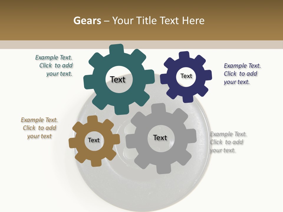 Cloth Color Hole PowerPoint Template