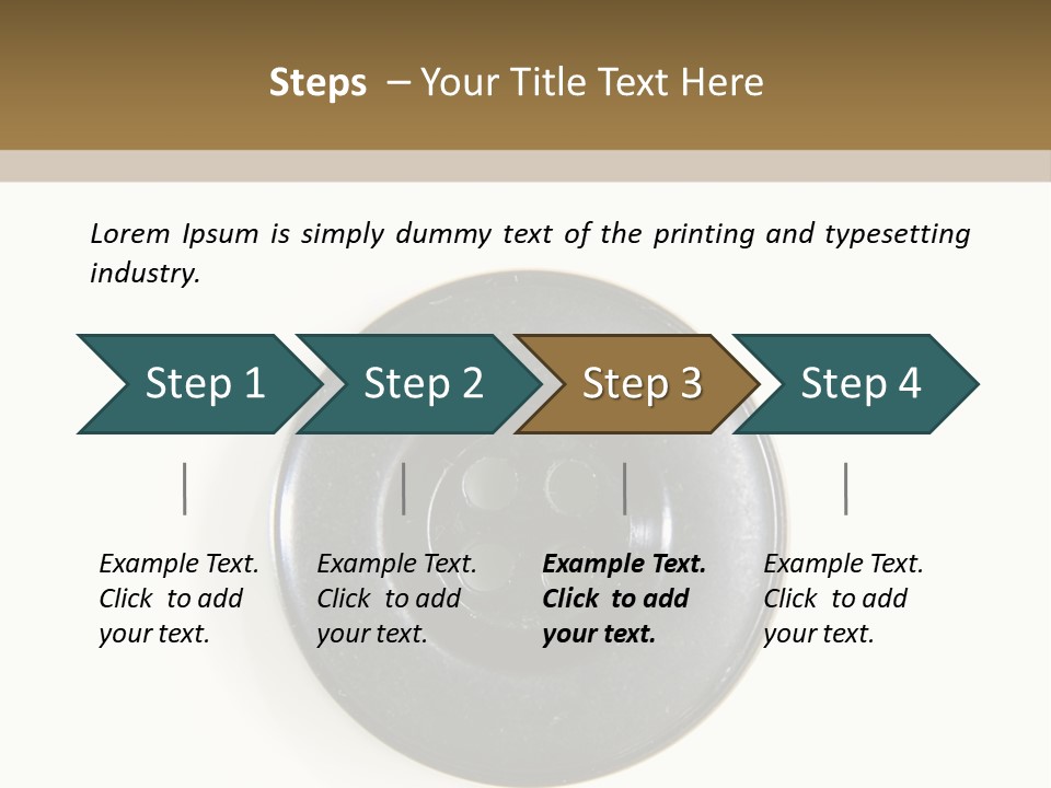 Cloth Color Hole PowerPoint Template