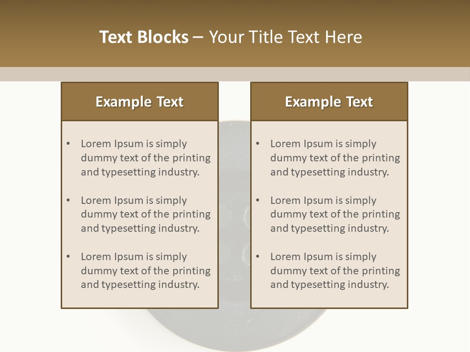 Cloth Color Hole PowerPoint Template