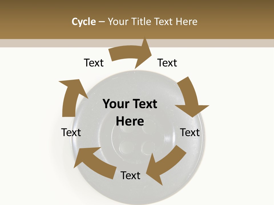Cloth Color Hole PowerPoint Template