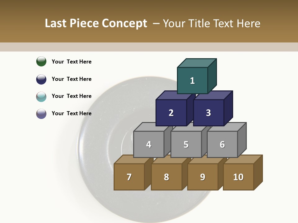 Cloth Color Hole PowerPoint Template