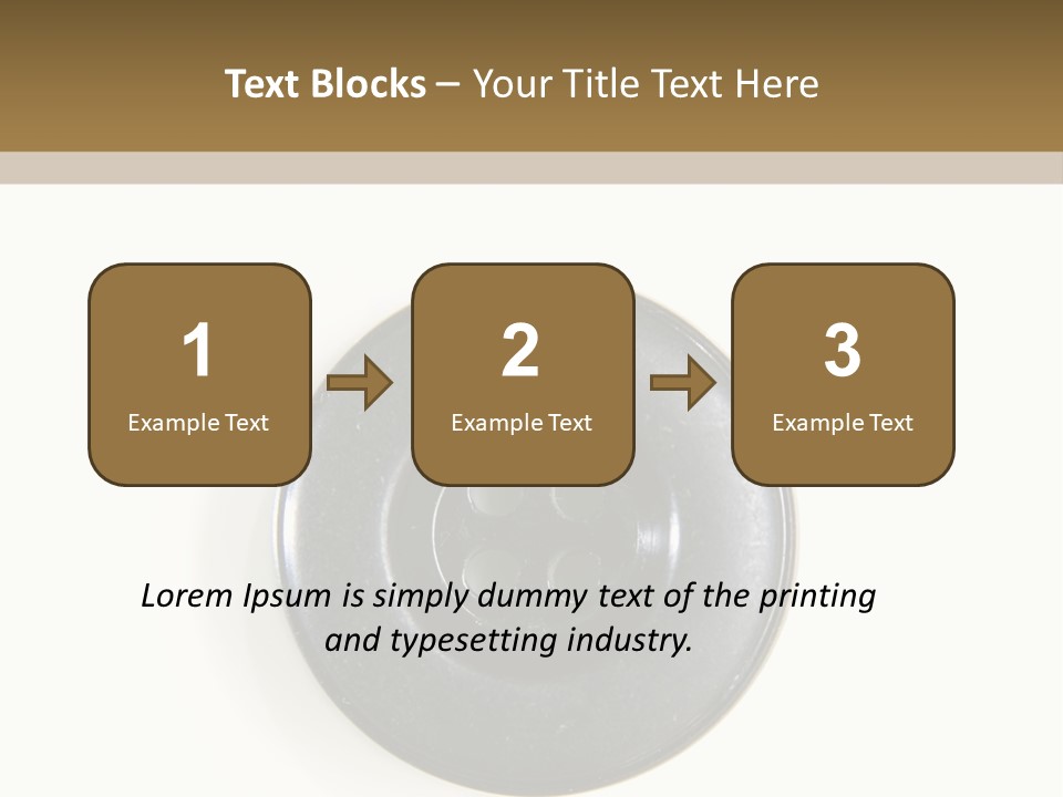 Cloth Color Hole PowerPoint Template