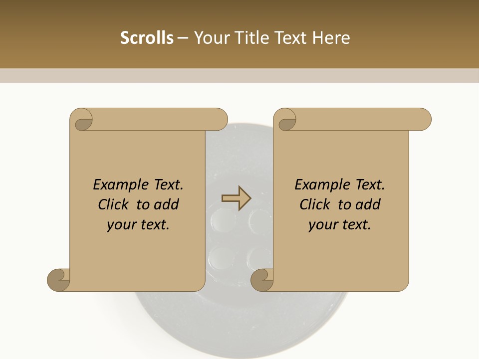 Cloth Color Hole PowerPoint Template