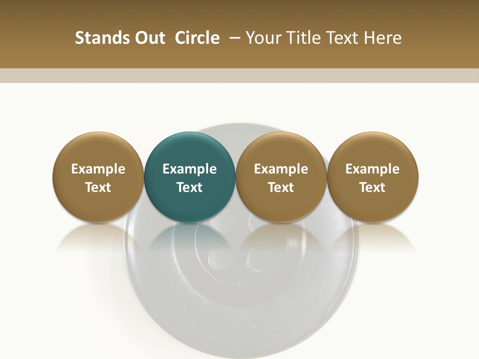 Cloth Color Hole PowerPoint Template