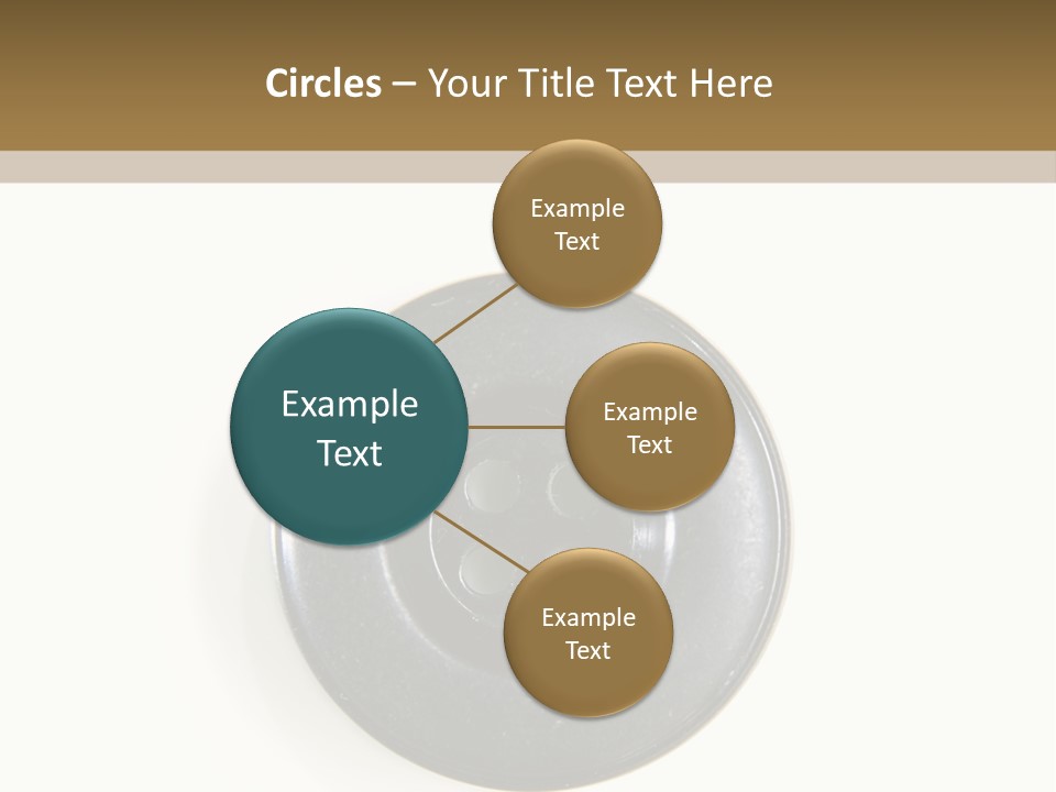 Cloth Color Hole PowerPoint Template