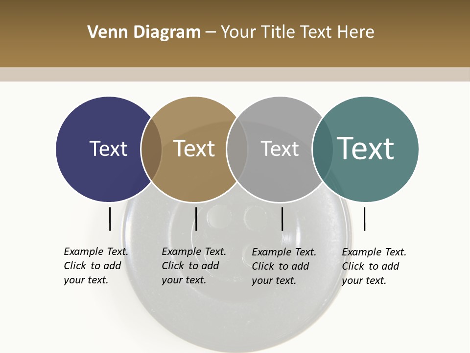 Cloth Color Hole PowerPoint Template