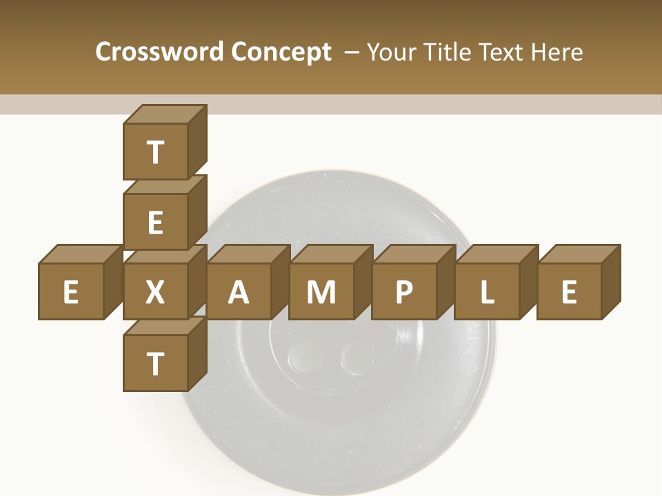 Cloth Color Hole PowerPoint Template
