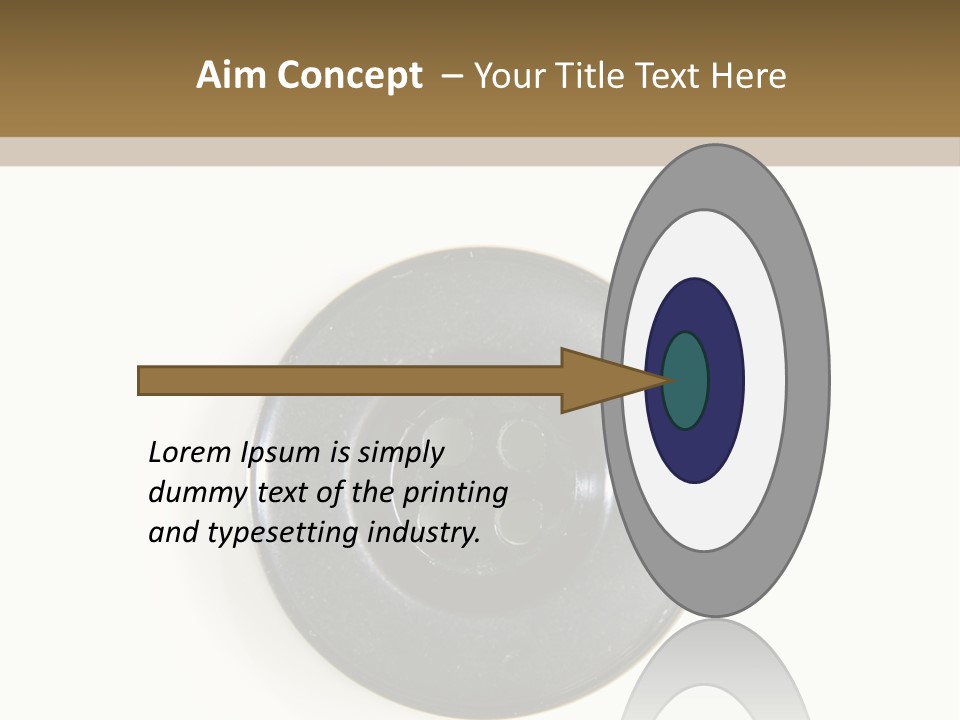 Cloth Color Hole PowerPoint Template