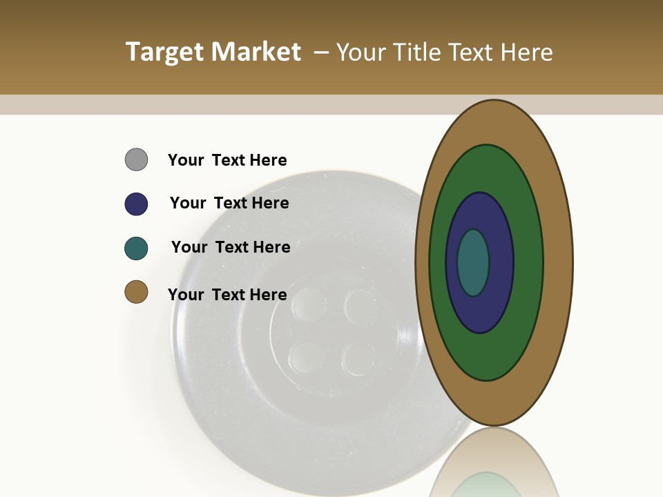 Cloth Color Hole PowerPoint Template