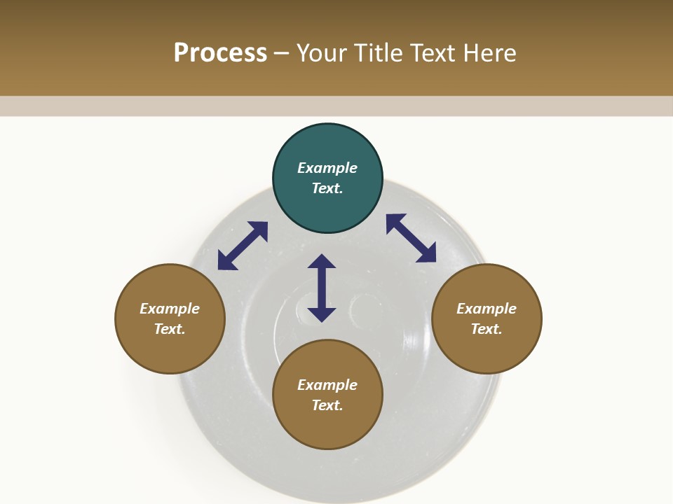 Cloth Color Hole PowerPoint Template