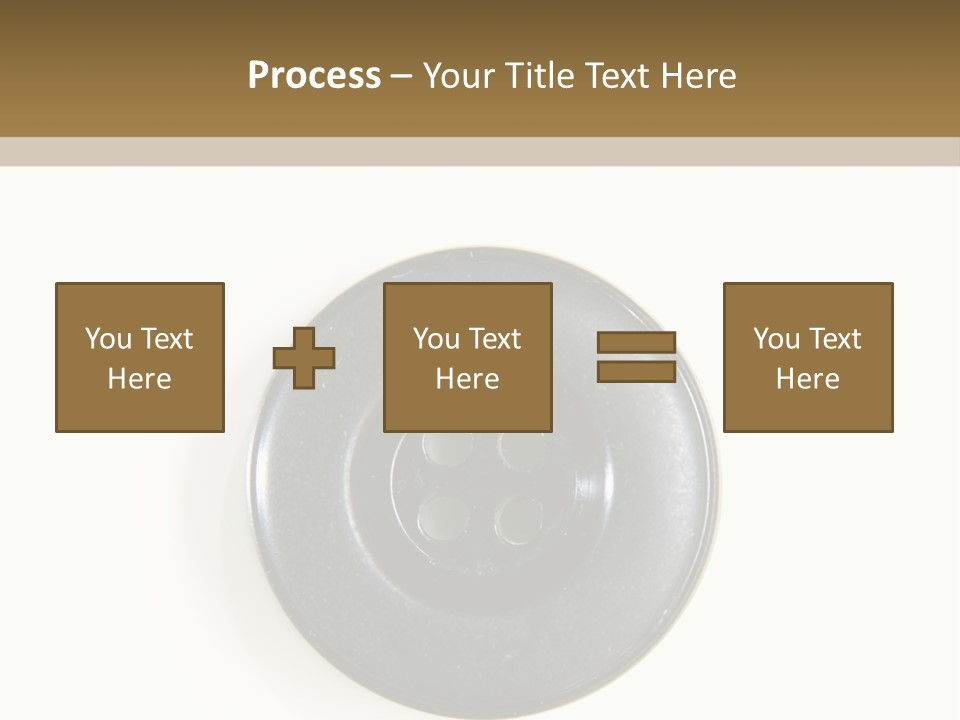 Cloth Color Hole PowerPoint Template
