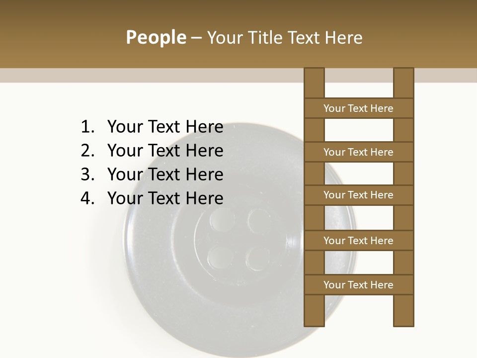 Cloth Color Hole PowerPoint Template