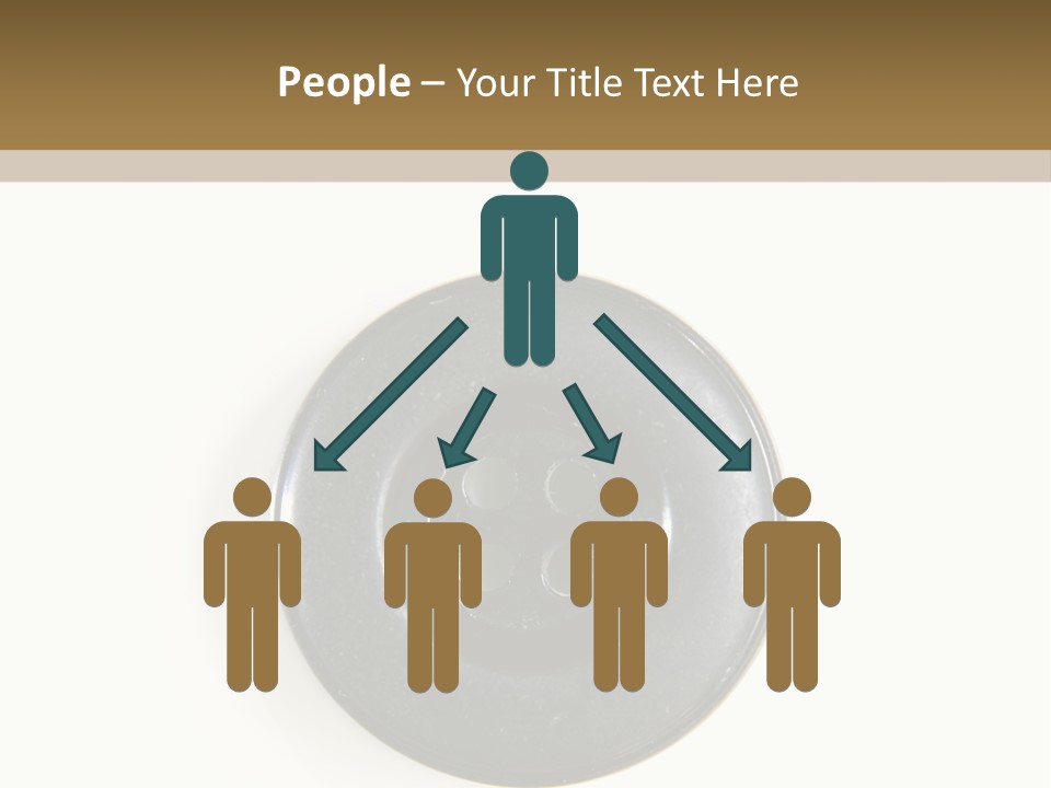 Cloth Color Hole PowerPoint Template